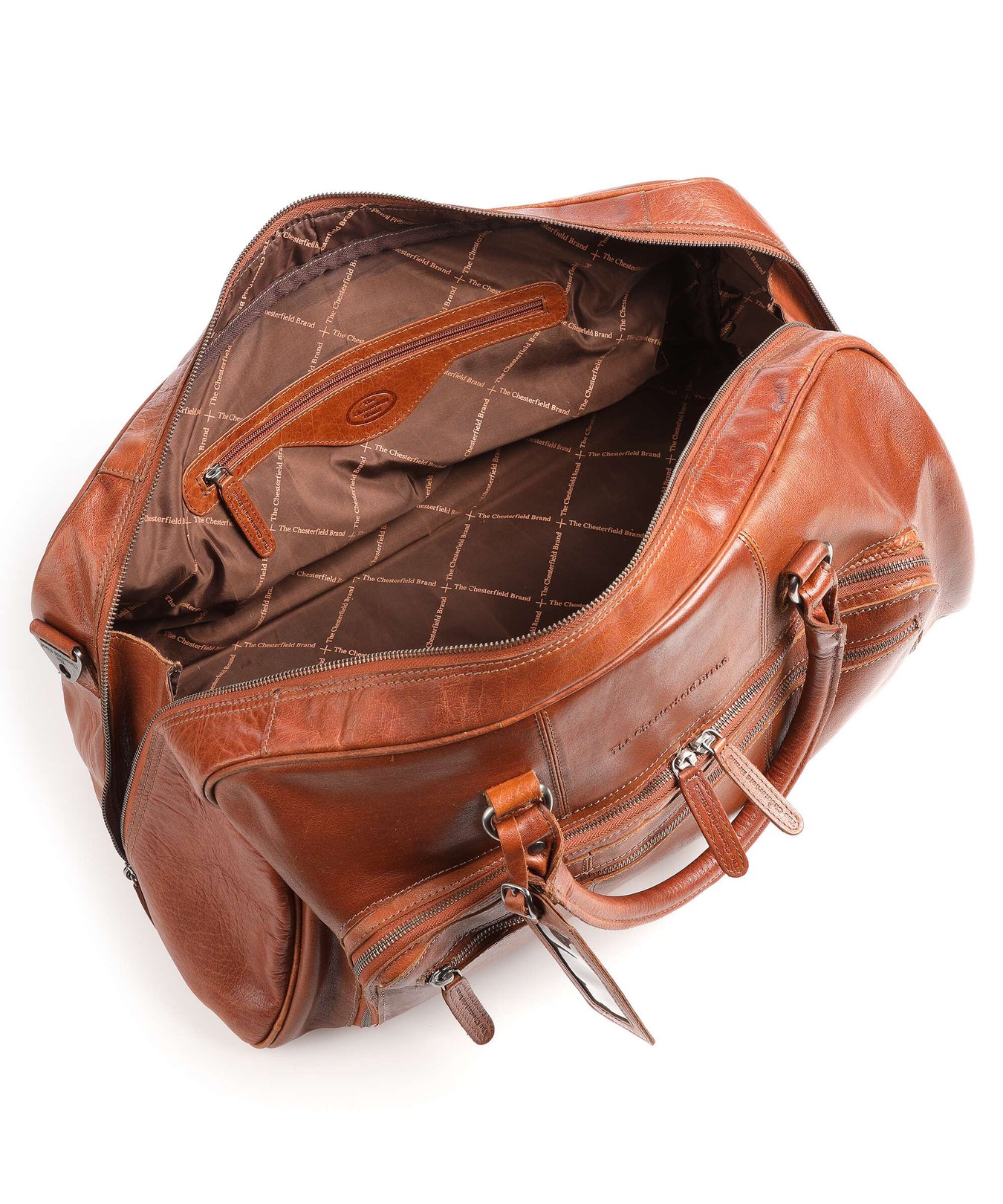 The Chesterfield Brand Mainz Weekend bag cognac