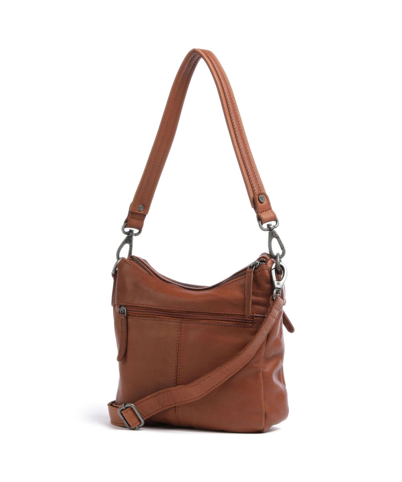 The Chesterfield Brand Washed Waxed Cow Caroline Shoulder bag cognac