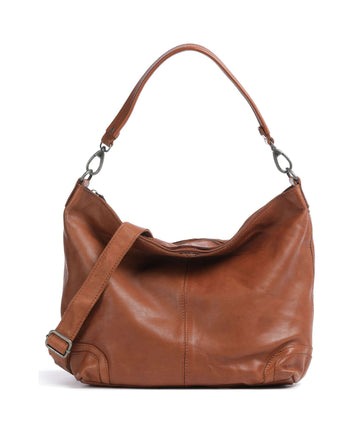 The Chesterfield Brand Washed Waxed Cow Bolivia Beuteltasche cognac