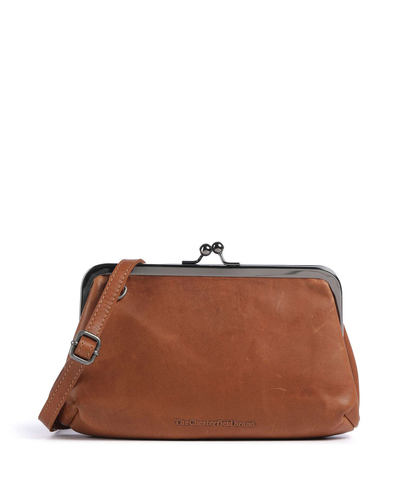The Chesterfield Brand Cow Wax Pull Up Andrade Shoulder bag cognac