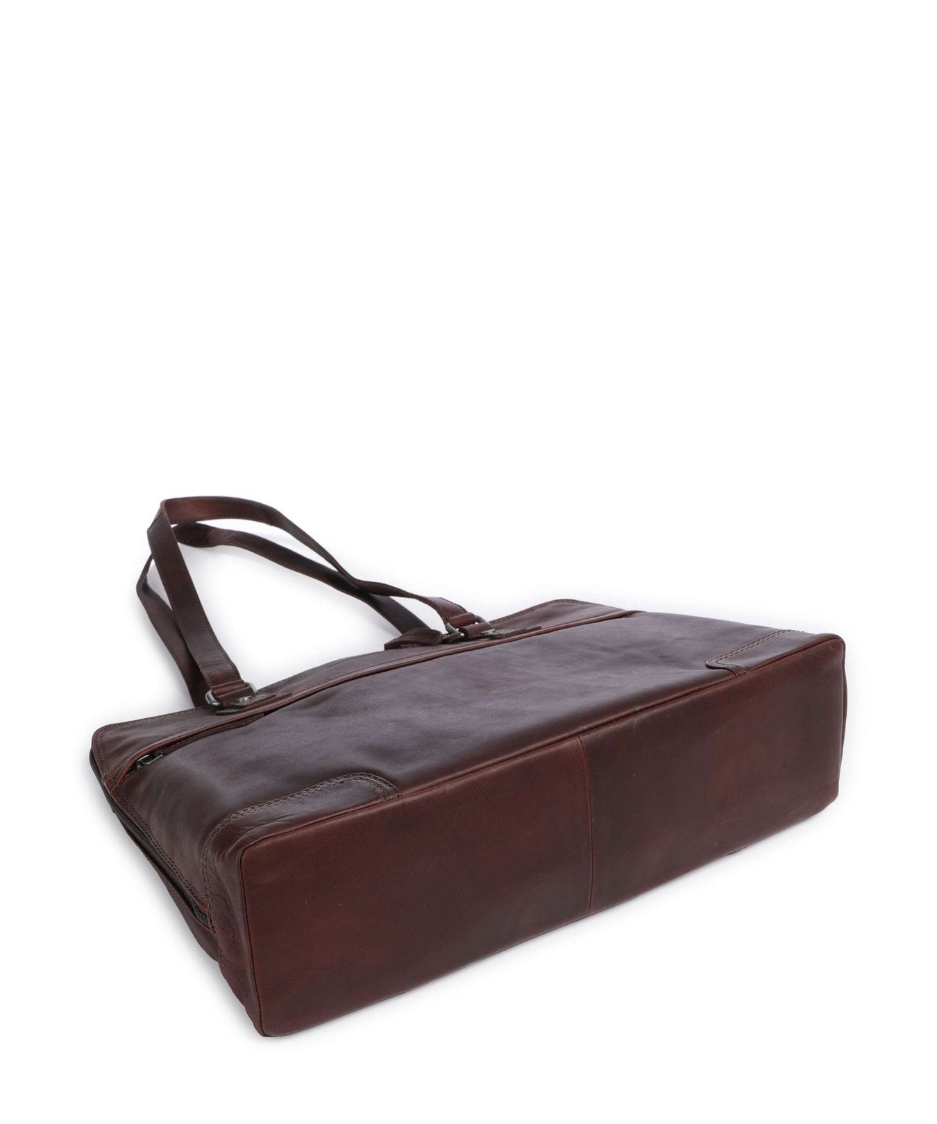 The Chesterfield Brand Cow Wax Pull Up Branson Shoulder bag brown