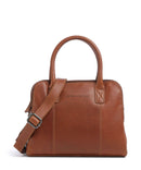 The Chesterfield Brand Cow Wax Pull Up Ezra Handtasche cognac
