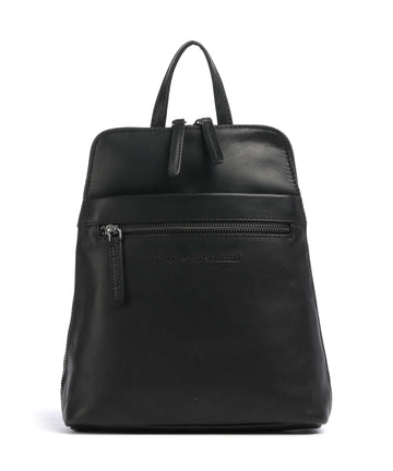 The Chesterfield Brand Cow Wax Pull Up Linford Rucksack black