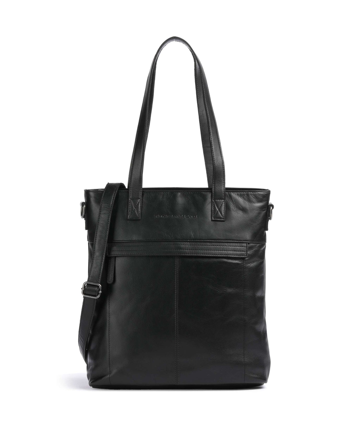 The Chesterfield Brand Cow Wax Pull Up Nunavik Tote bag black