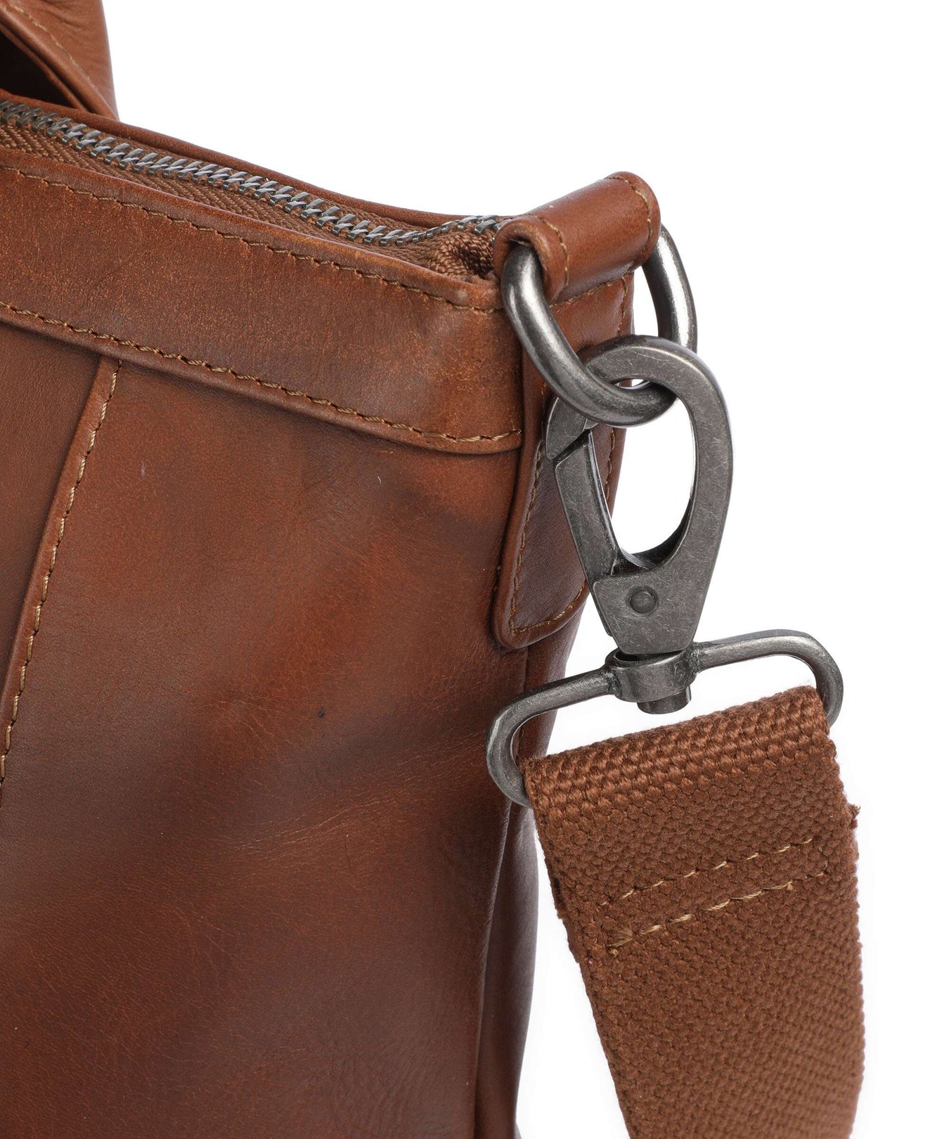 The Chesterfield Brand Cow Wax Pull Up Luisa Backpack bag cognac