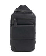 The Chesterfield Brand Wax Pull Up Cow Turelle Borsa sling black