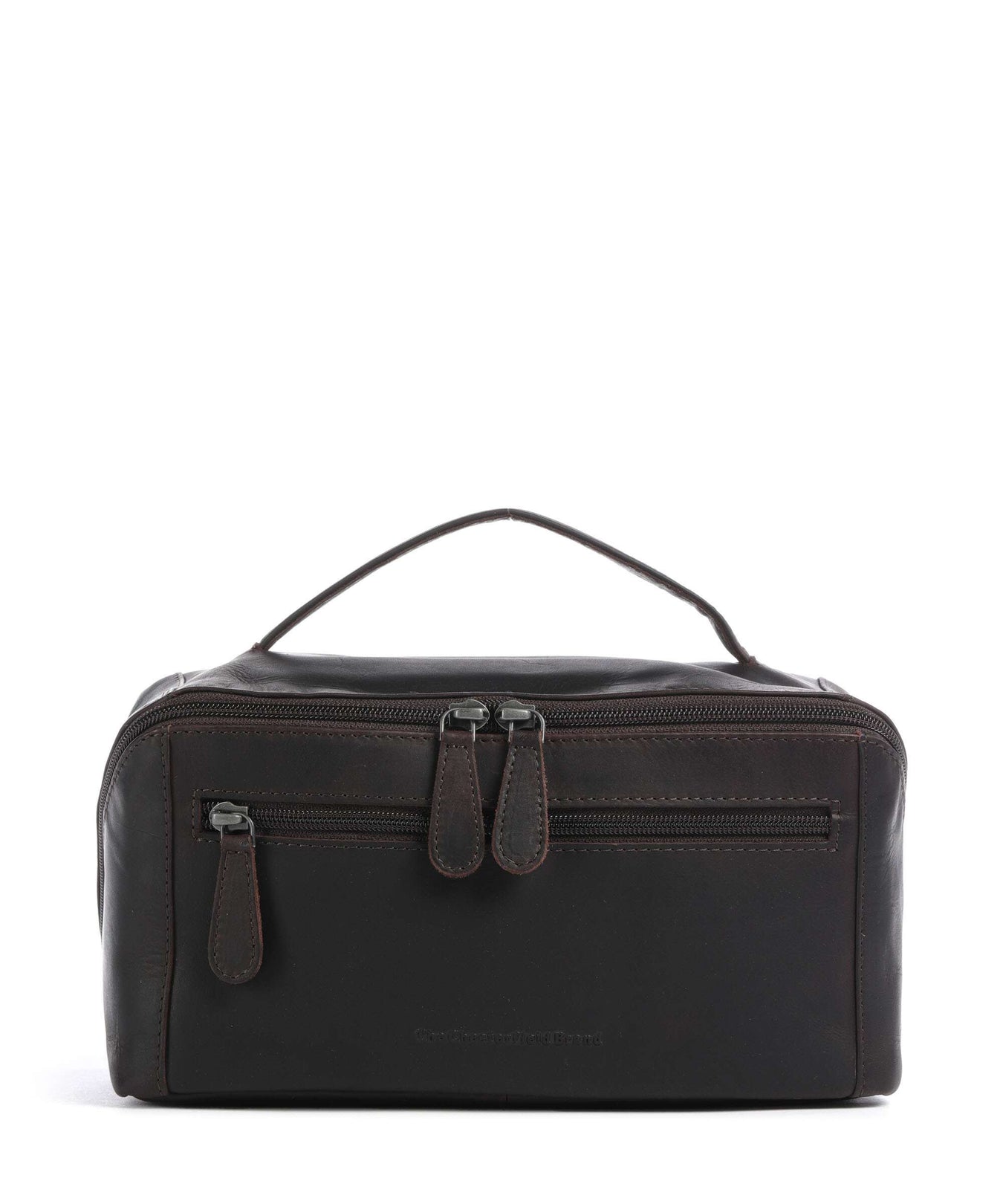 The Chesterfield Brand Wax Pull Up Cow Elmia Toiletry bag brown