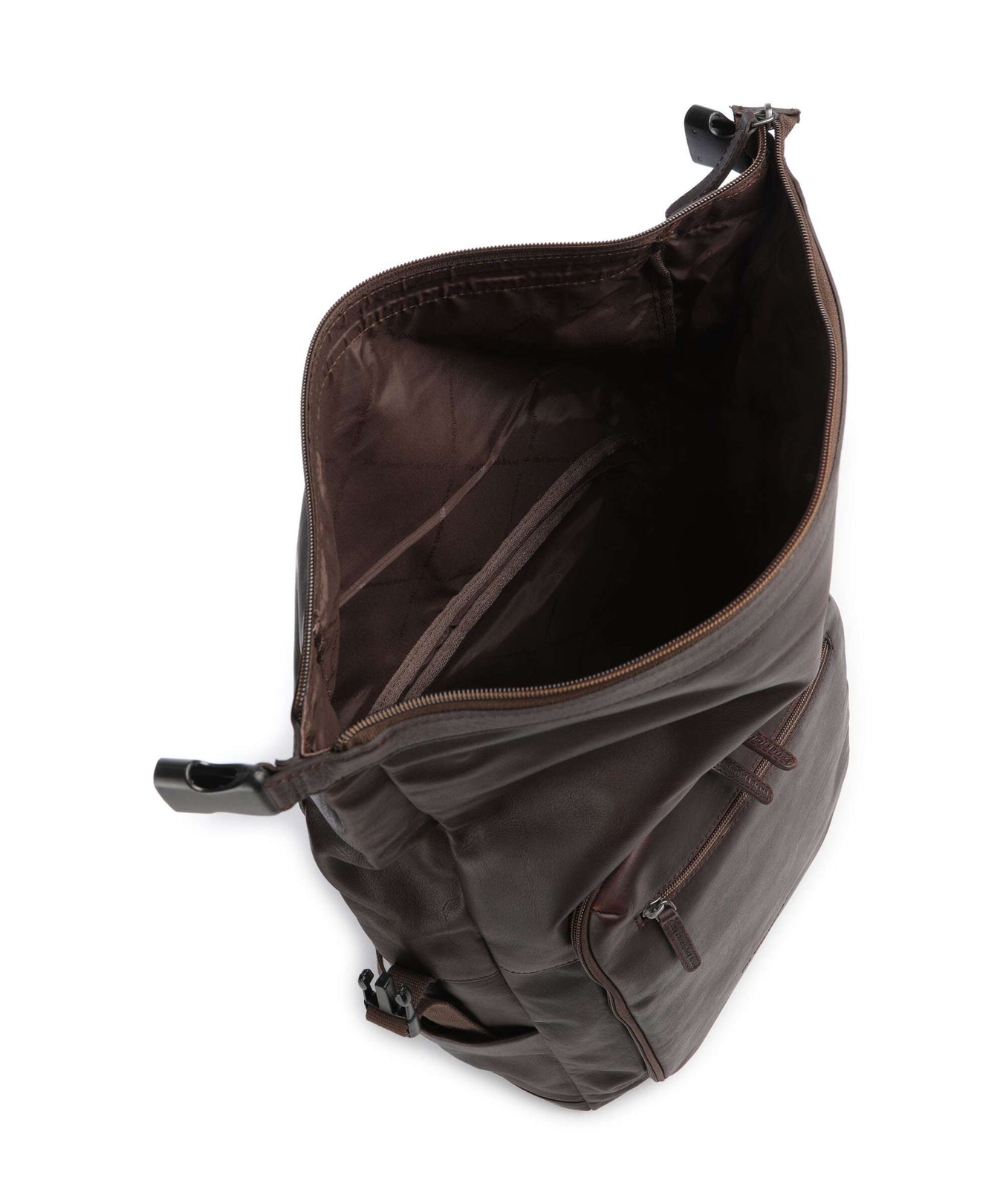 The Chesterfield Brand Wax Pull Up Cow Remo Rolltop backpack brown