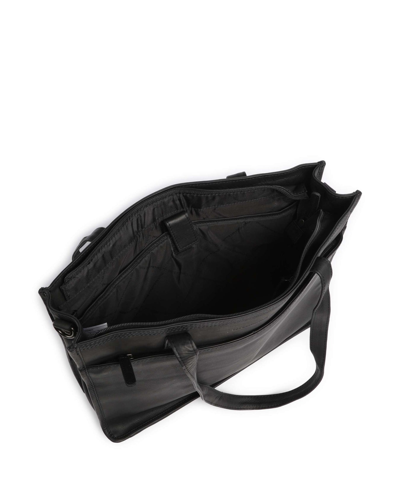 The Chesterfield Brand Wax Pull Up Cow Adana Tote bag black