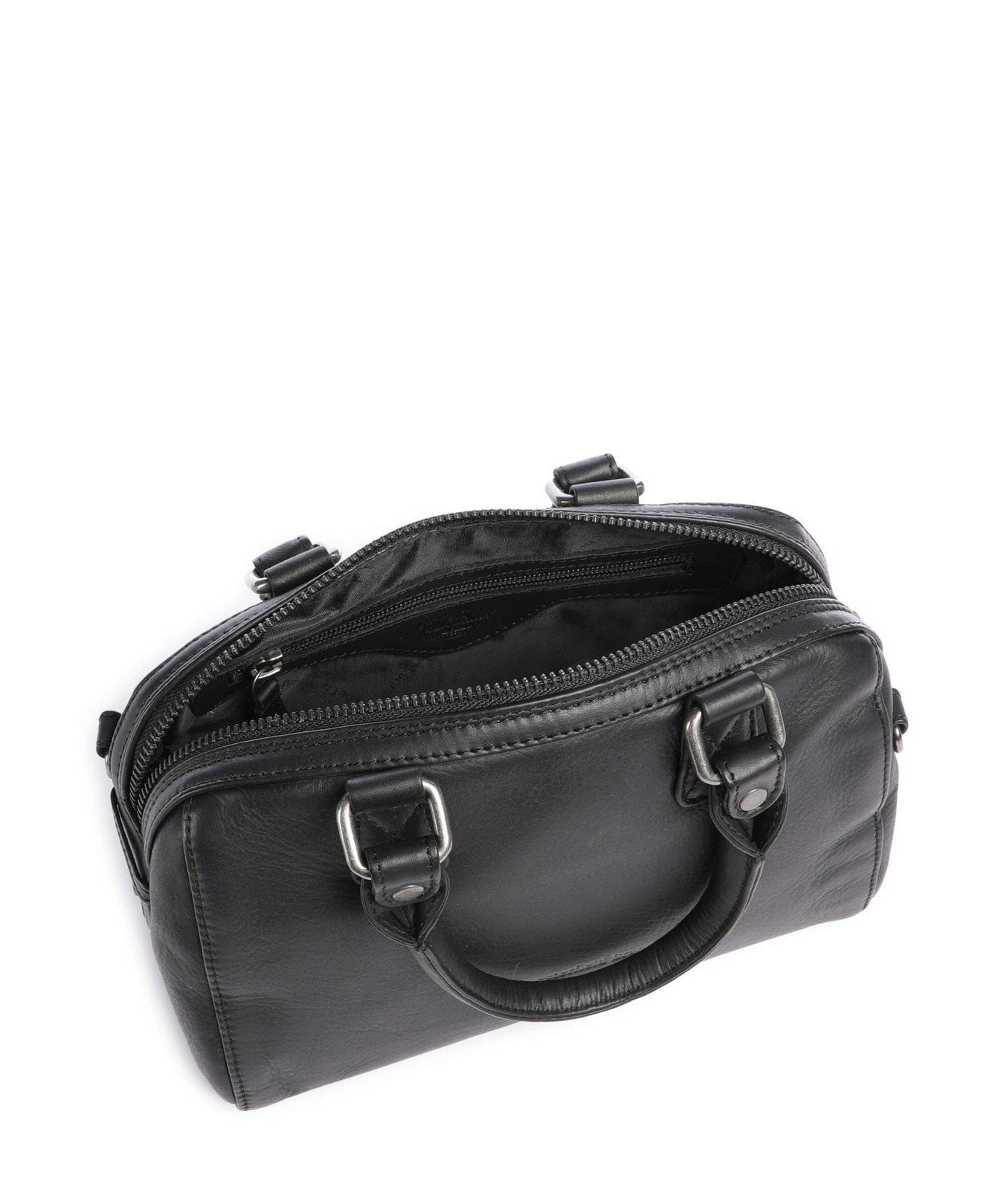 The Chesterfield Brand Wax Pull Up Cow Dalford Handbag black