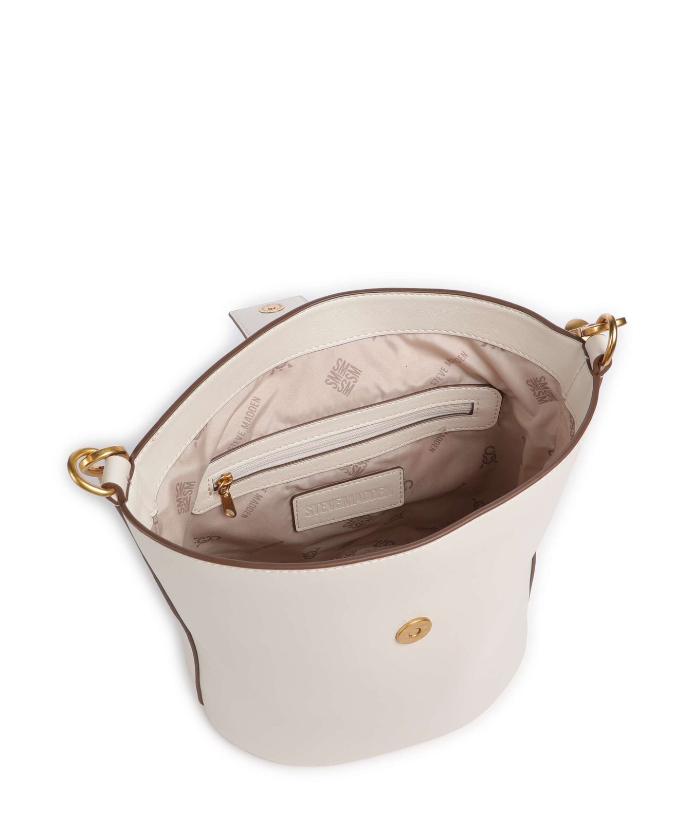 Steve Madden BARRIE Bucket bag bone/gold