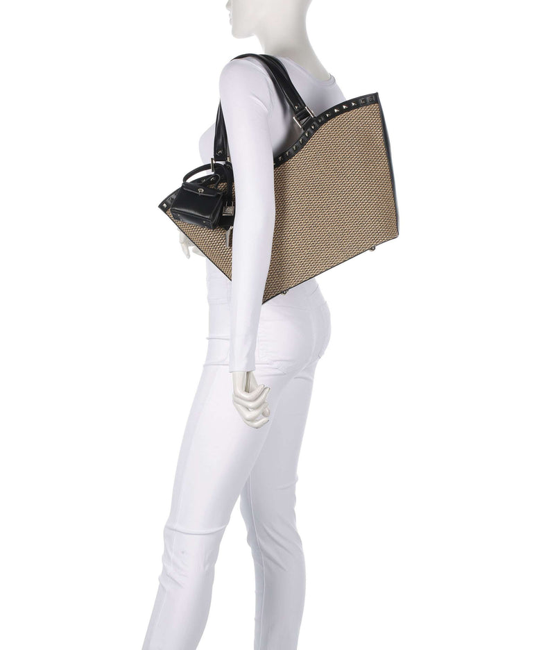 Steve Madden BAGULLA Tote bag black/natural