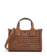 Karl Lagerfeld K/Skuare Small Borsa a mano dark tan