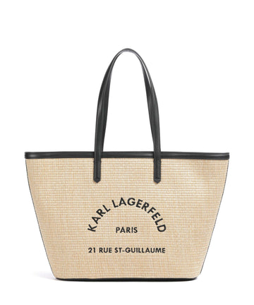 Karl Lagerfeld K/Rue St Guillaume Borsa shopper natural