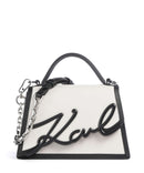Karl Lagerfeld K/Signature 2.0 Handtasche white/black