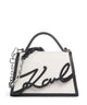 Karl Lagerfeld K/Signature 2.0 Borsa a mano white/black