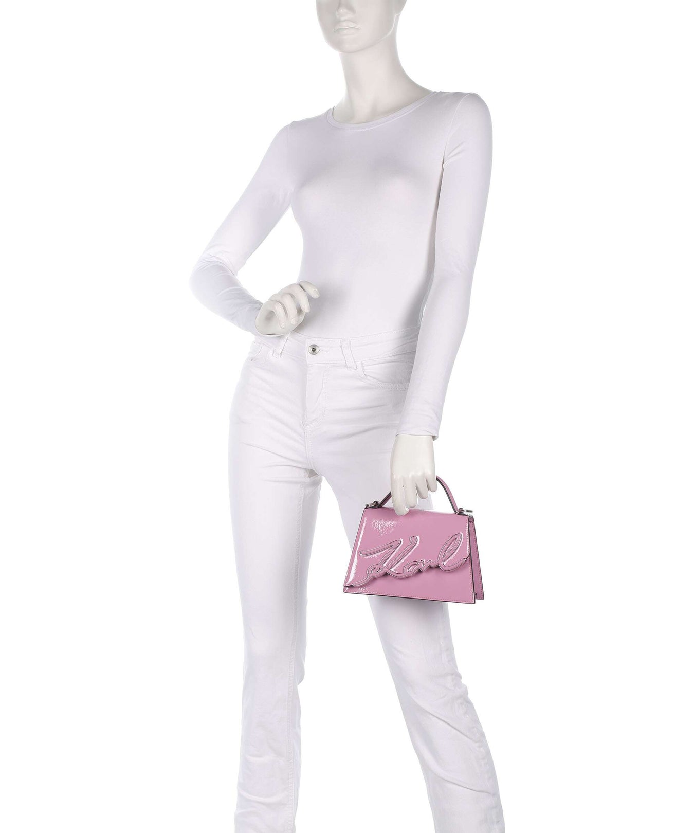 Karl Lagerfeld K/Signature 2.0 Small Handbag cyclamen