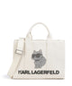 Karl Lagerfeld Ikon Choupette Medium Borsa a mano natural