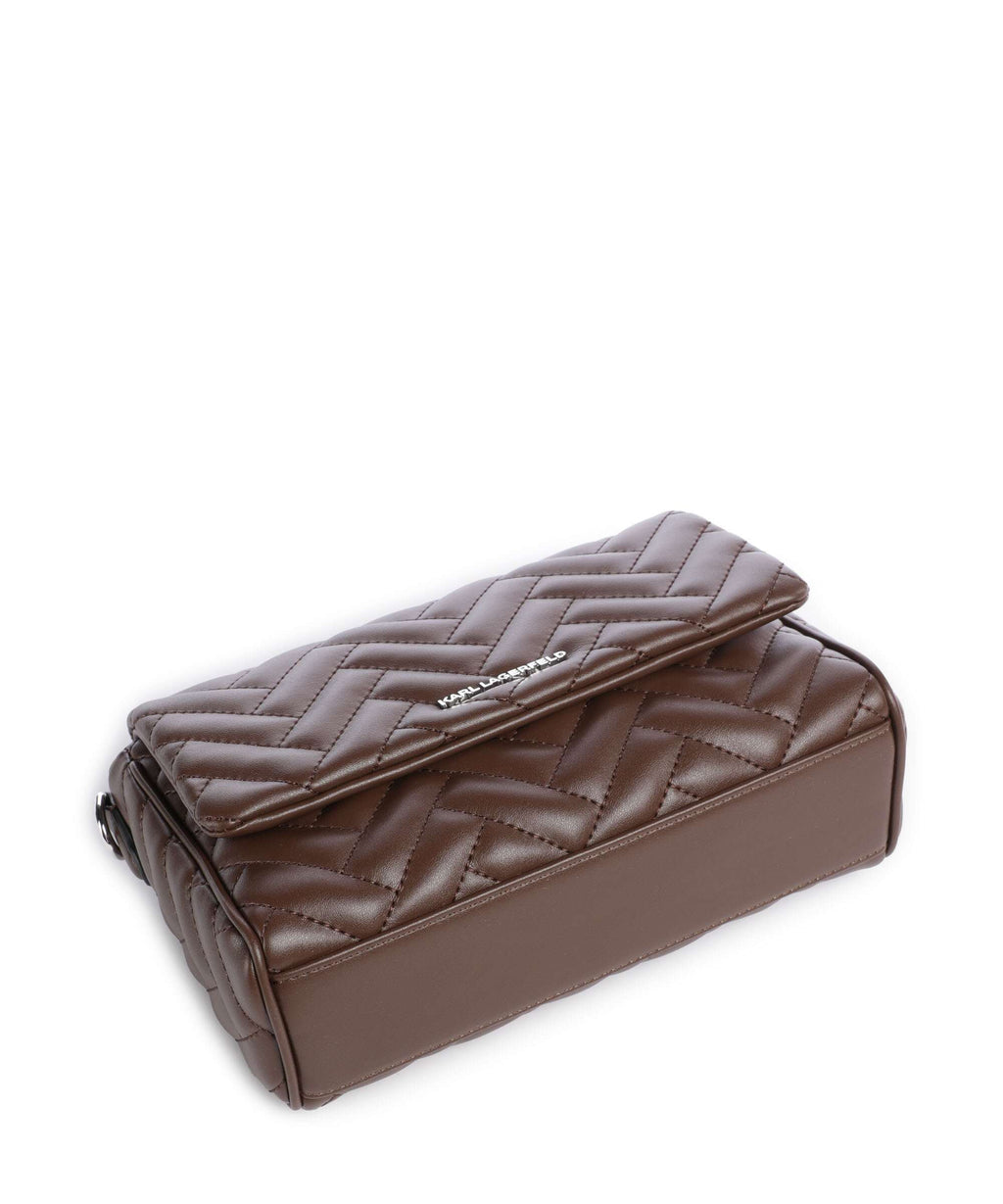 Karl Lagerfeld K/Brick Crossbody bag dark friar brown