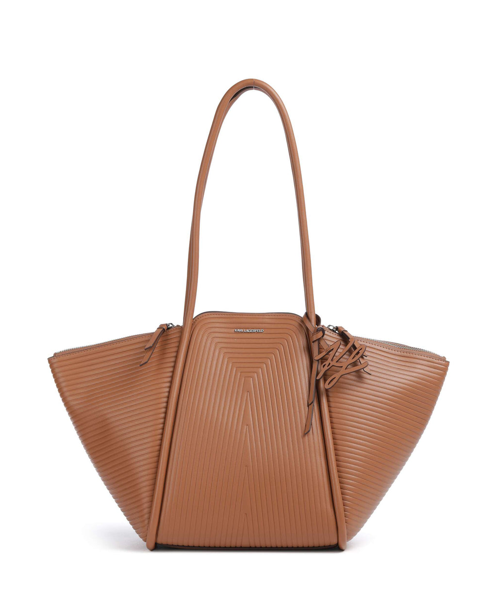 Karl Lagerfeld K/Wellen Medium Tote bag dark tan