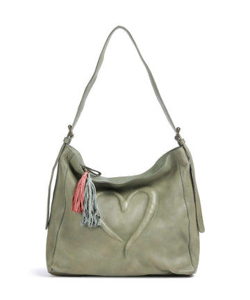 Taschendieb Wien Herzweg 2 Beuteltasche green leaf