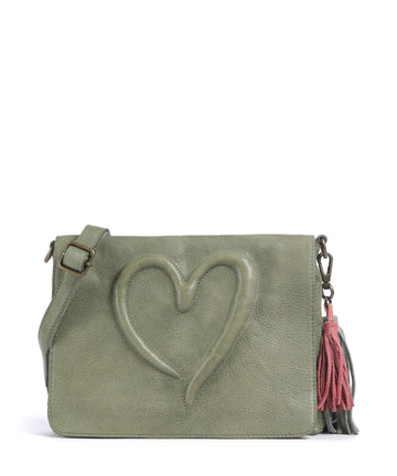 Taschendieb Wien Herzweg 3 Borsa a tracolla green leaf