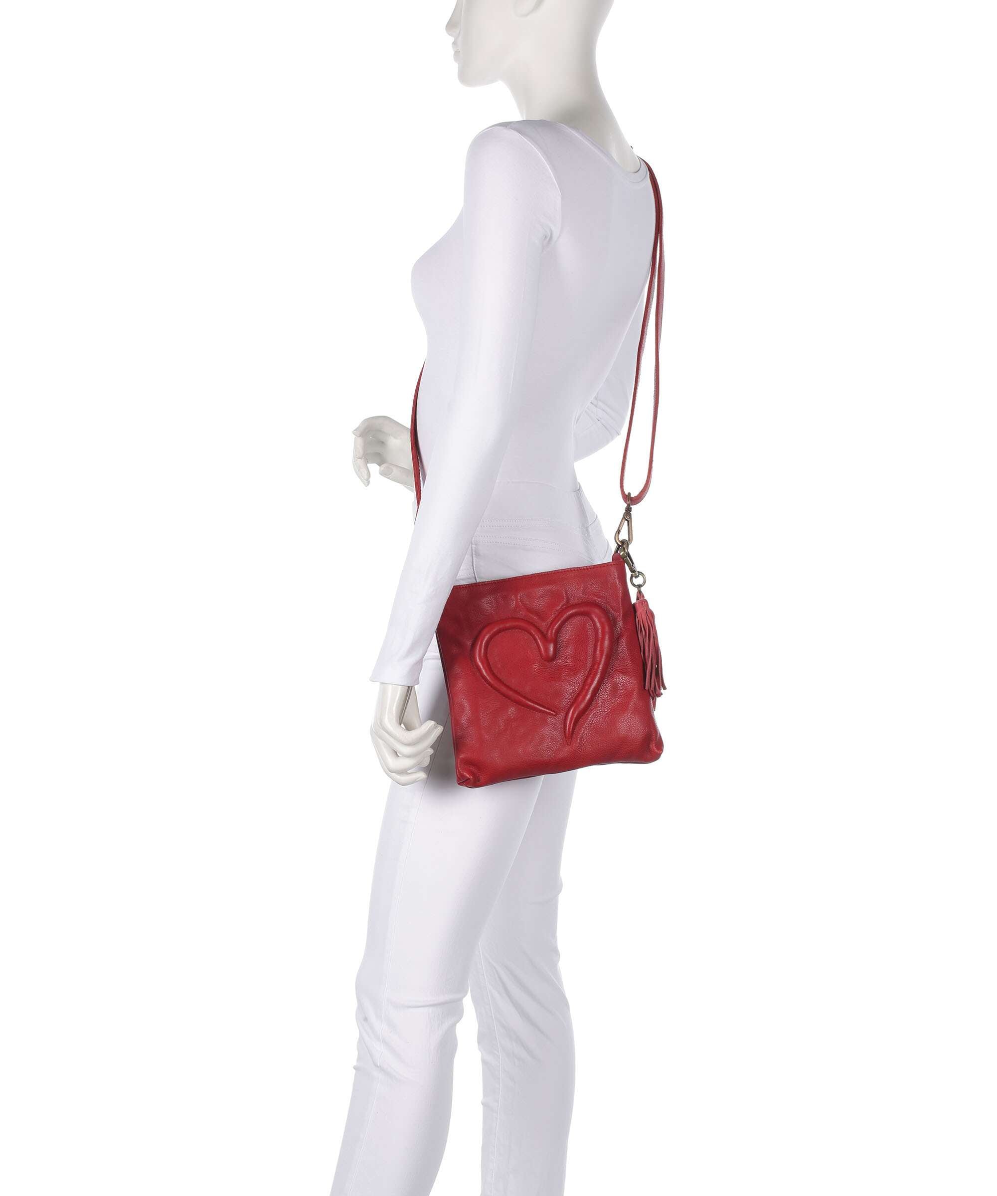 Taschendieb Wien Herzweg 4 Crossbody bag red solid
